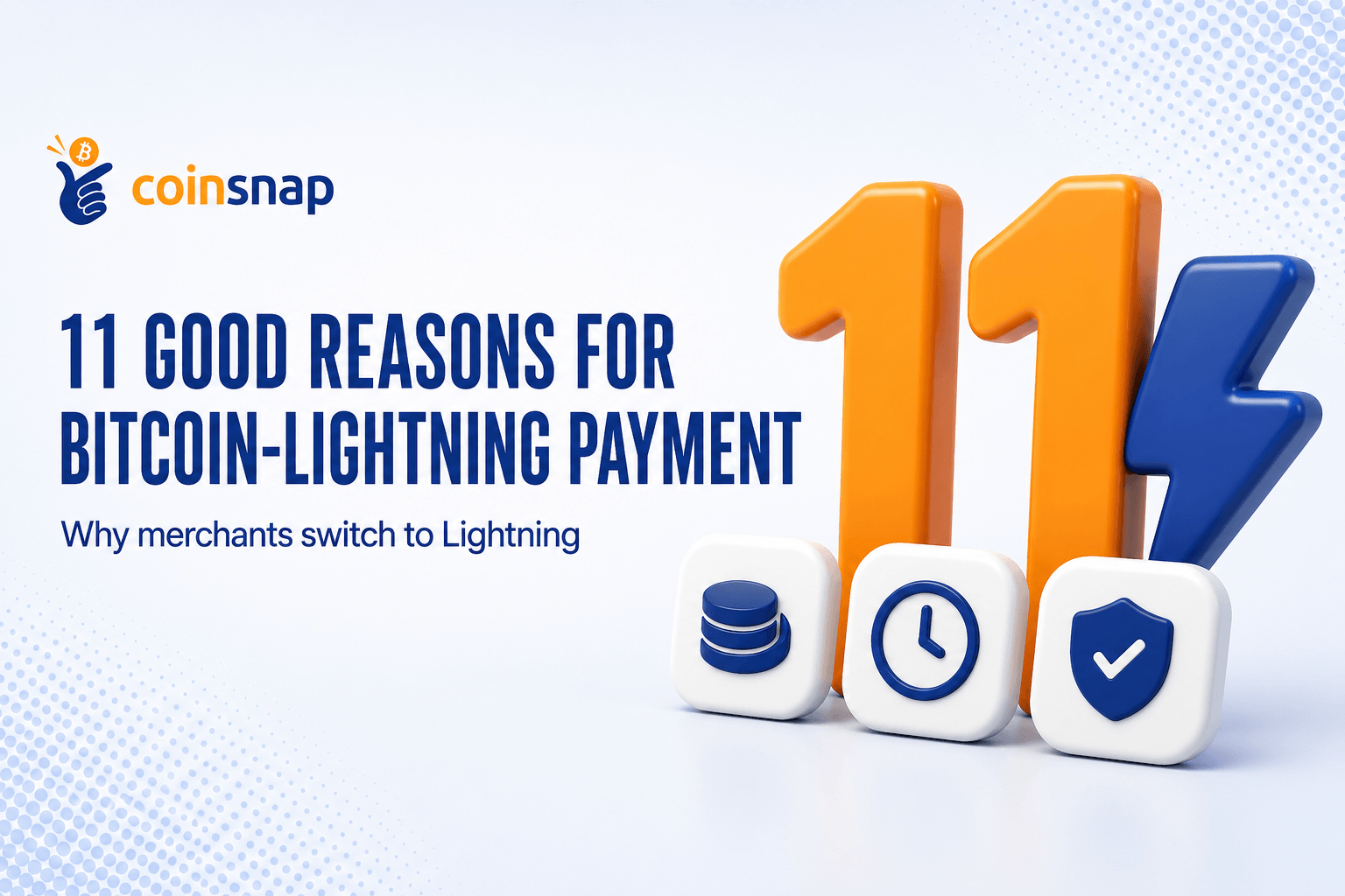 11 good reasons for Bitcoin-Lightning payment