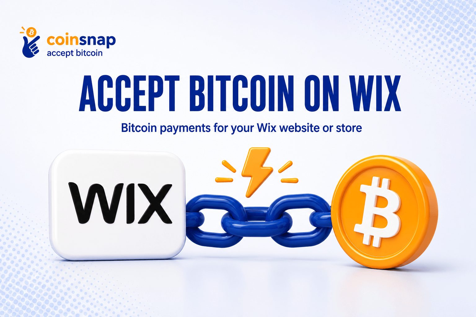 Accept Bitcoin on Wix