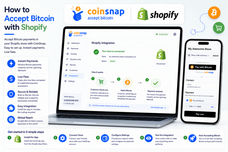 How to Accept Bitcoin Lightning Payments with Shopify