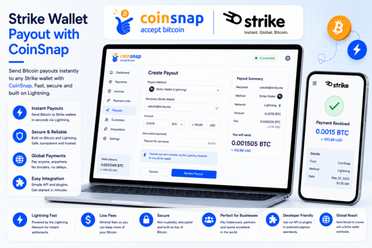 Strike wallet to payout your own bank account