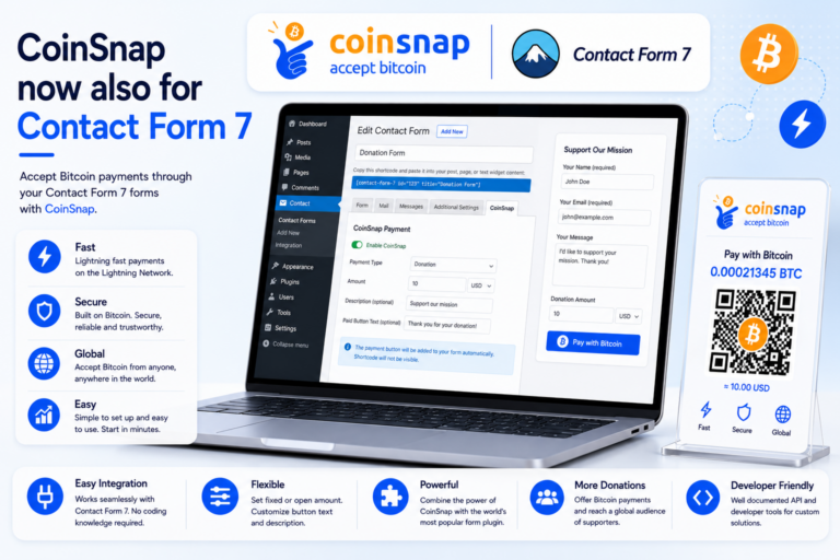 Coinsnap for Contact Form 7