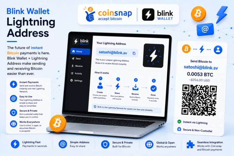 How to install a Blink wallet and get a Lightning address to accept Bitcoin