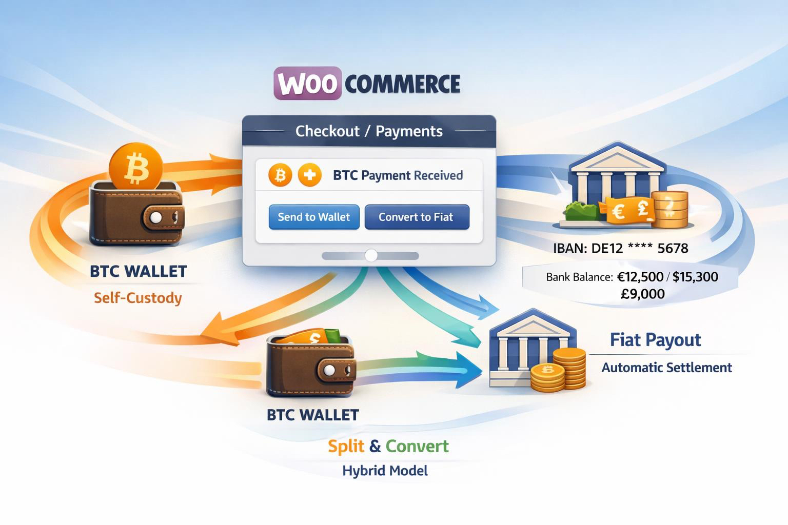 WooCommerce Bitcoin Fiat Settlement