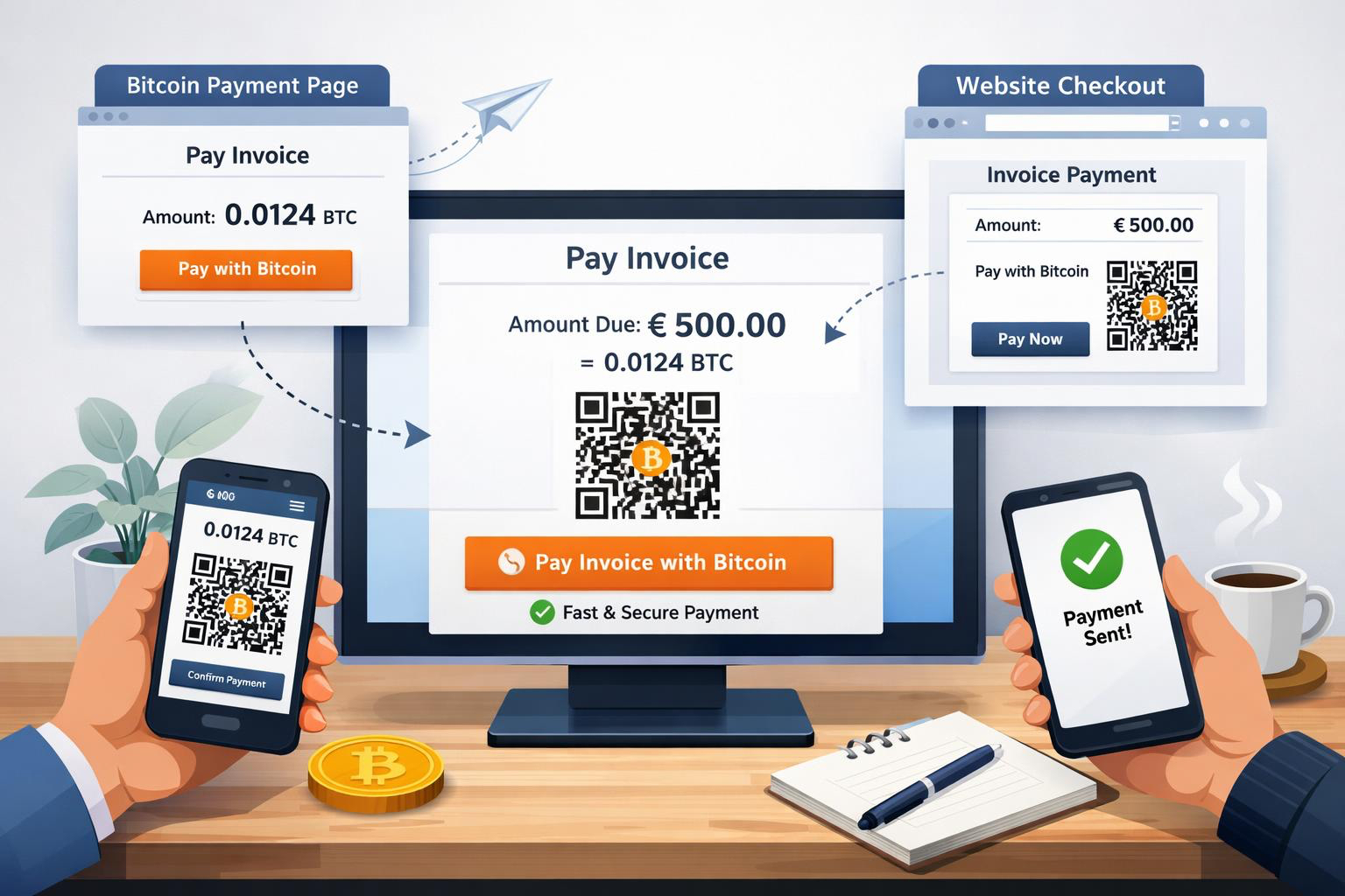 Paying Invoices with Bitcoin