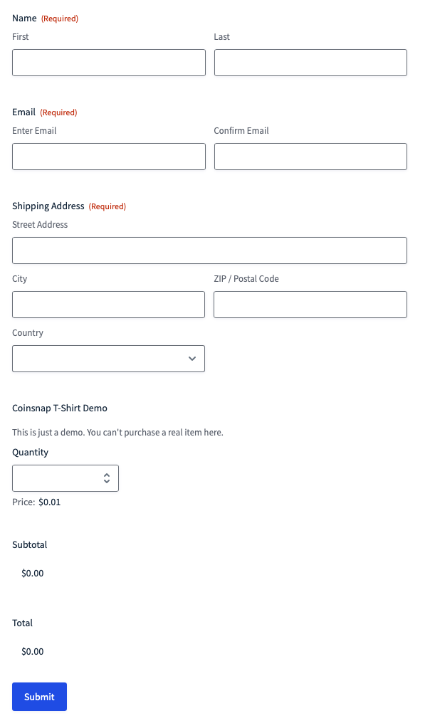 No shop needed. Sell with a form.