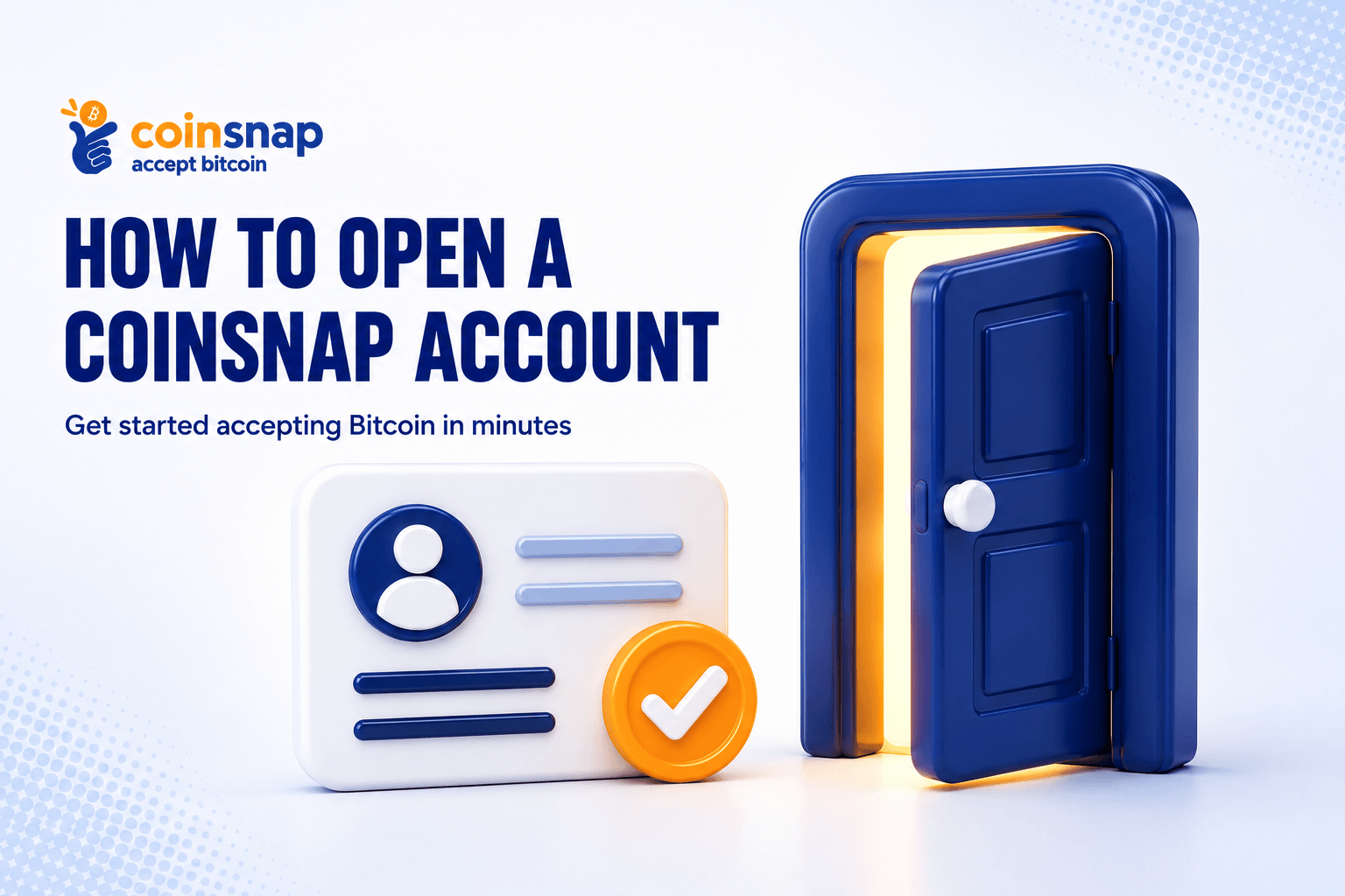 How to Open a Coinsnap Account (Step by Step)