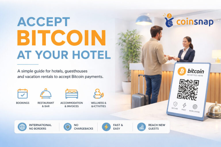 Bitcoin Payments in Hotels & Hospitality | Coinsnap Guide 2026
