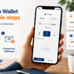 Coinsnap Bitcoin Wallet setup guide showing how to install the app and complete the Coinsnap Bitcoin Wallet setup by choosing personal and business Lightning Addresses.